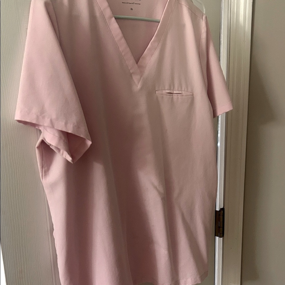 Mandala Pink scrub top